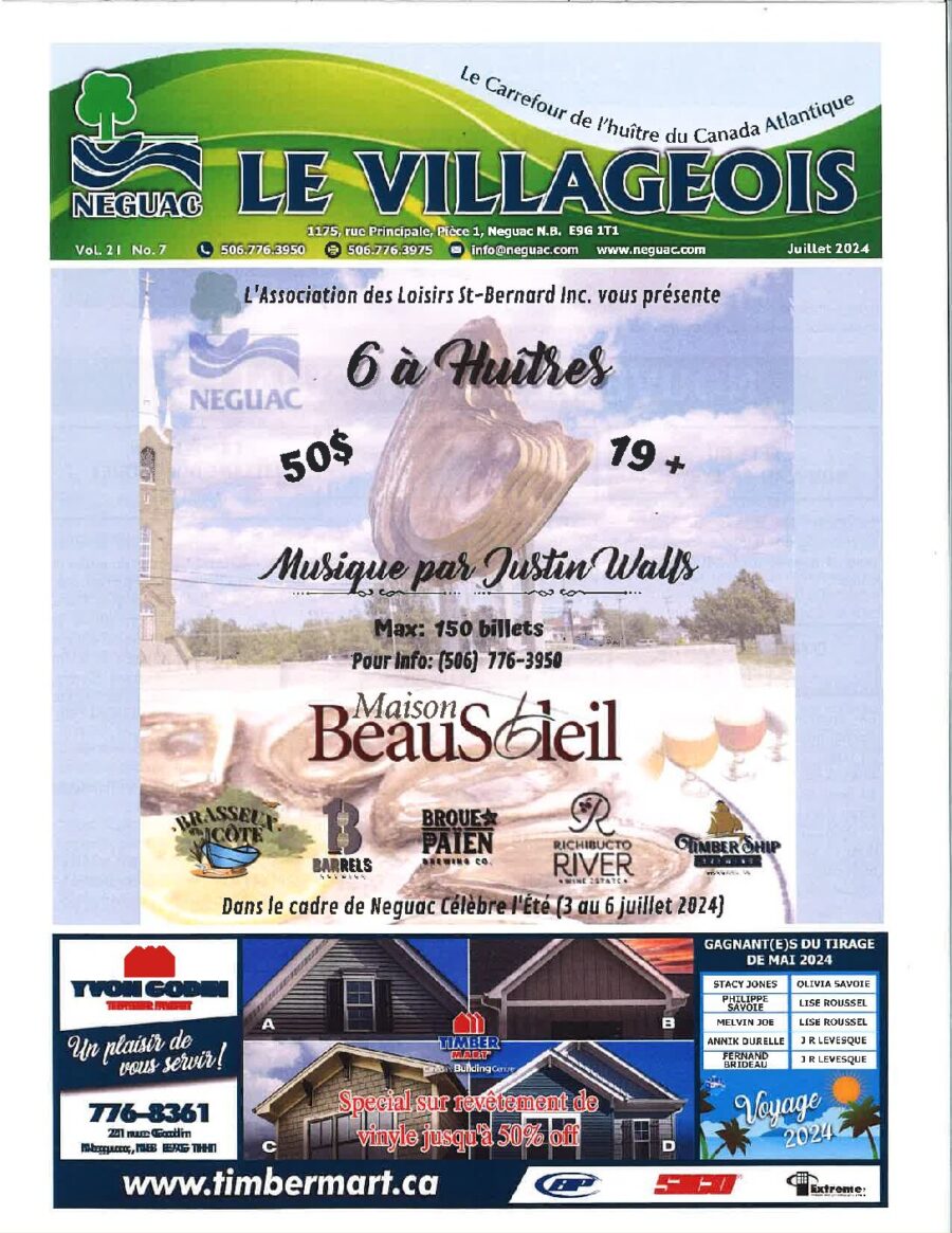 Le Villageois - Juillet 2024