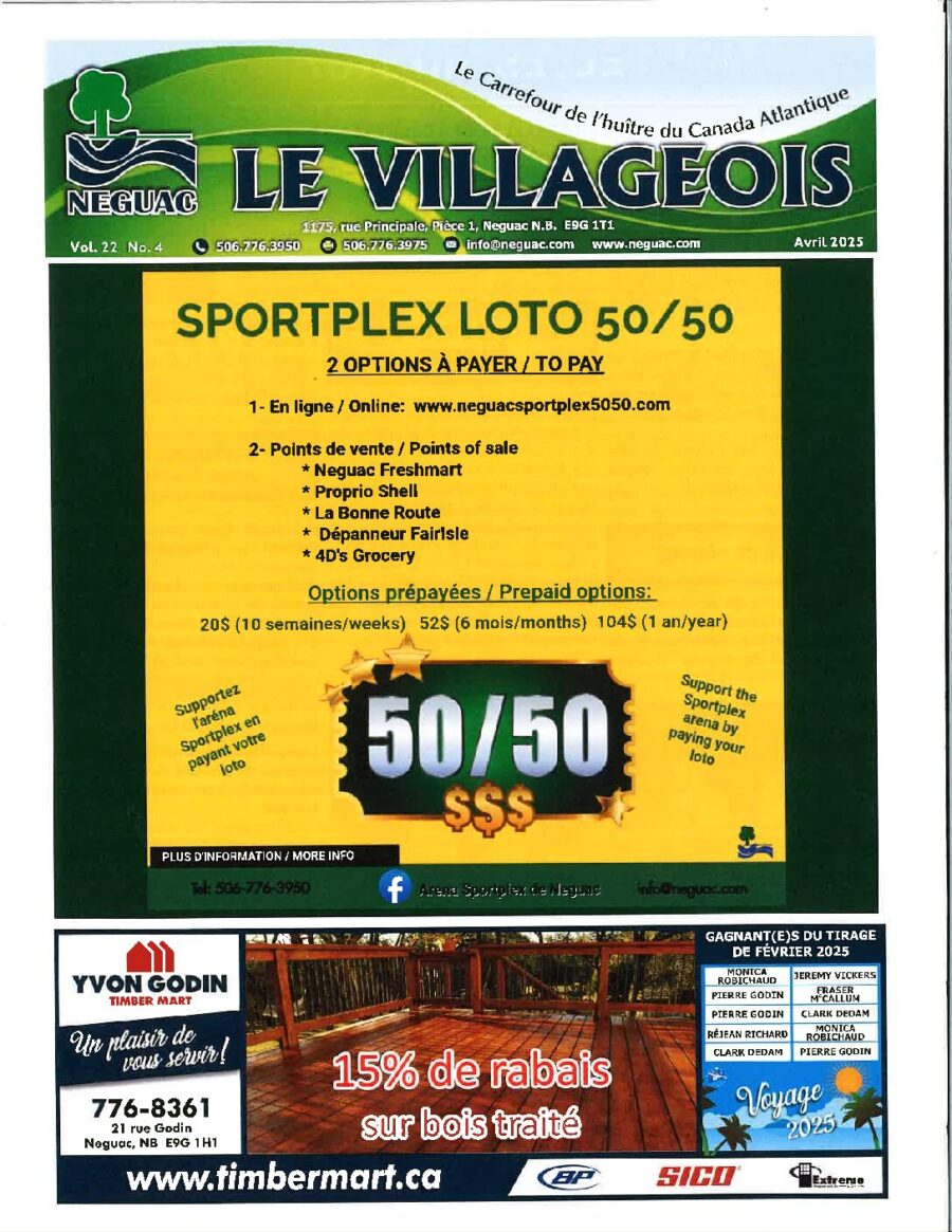 The Villageois - April 2025